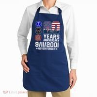 20th Anniversary 9/11/2001 Never Forget 911 Apron thumb 2