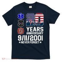 20th Anniversary 9/11/2001 Never Forget 911 T-Shirt thumb 0