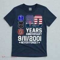 20th Anniversary 9/11/2001 Never Forget 911 T-Shirt thumb 5