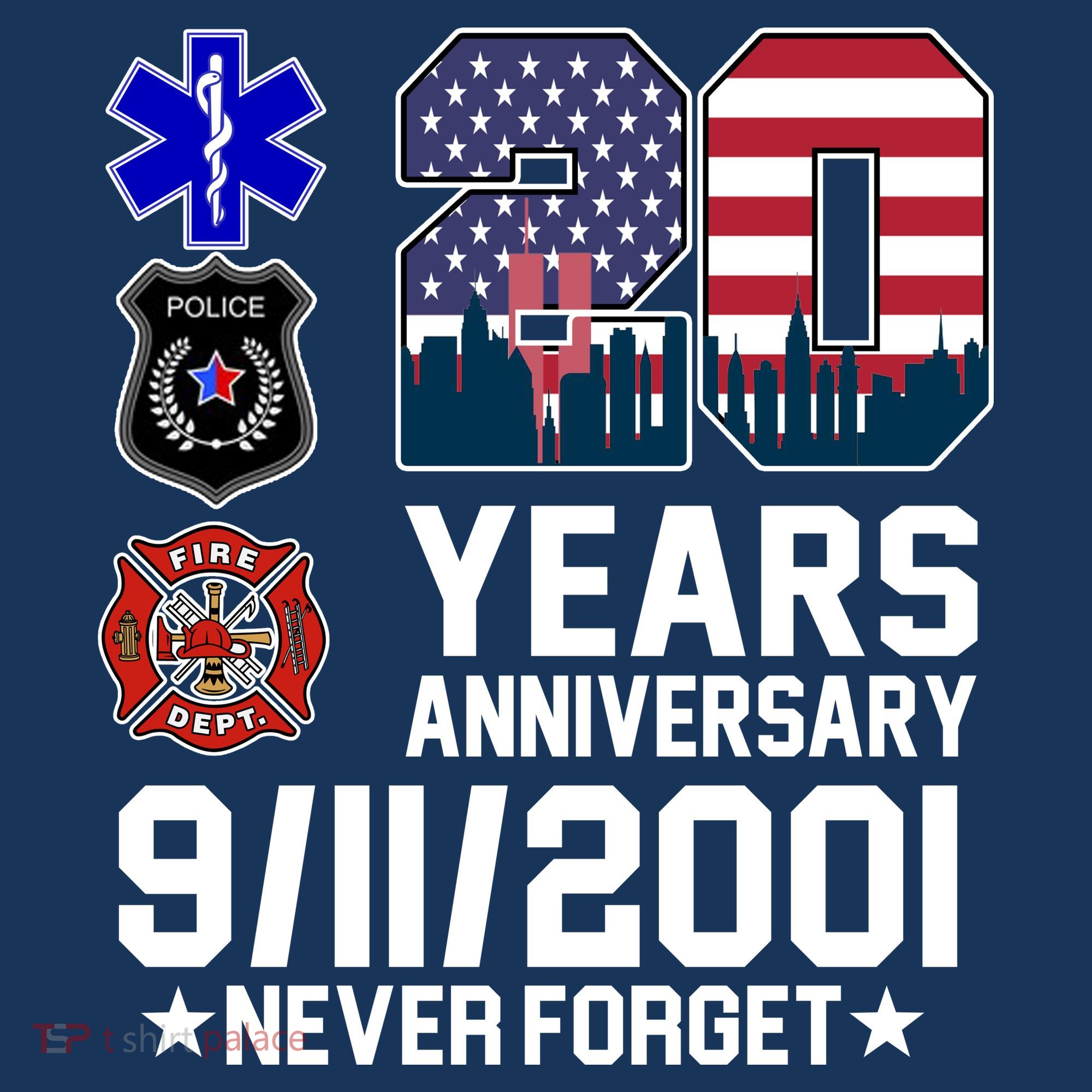 20th Anniversary 9/11/2001 Never Forget 911 Women's Hoodie