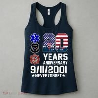 20th Anniversary 9/11/2001 Never Forget 911 Women's Tank Top thumb 3