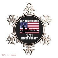 20th Anniversary 9/11 Tribute Never Forget US Flag New York Ornament thumb 0