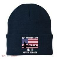 20th Anniversary 9/11 Tribute Never Forget US Flag New York Beanie thumb 0