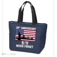 20th Anniversary 9/11 Tribute Never Forget US Flag New York Tote Bag thumb 3