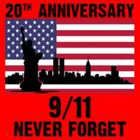 20th Anniversary 9/11 Tribute Never Forget US Flag New York Santa Hat thumb 1