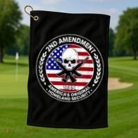 2nd Amendment America's Original Homeland Security 1789 Golf Towel thumb 1