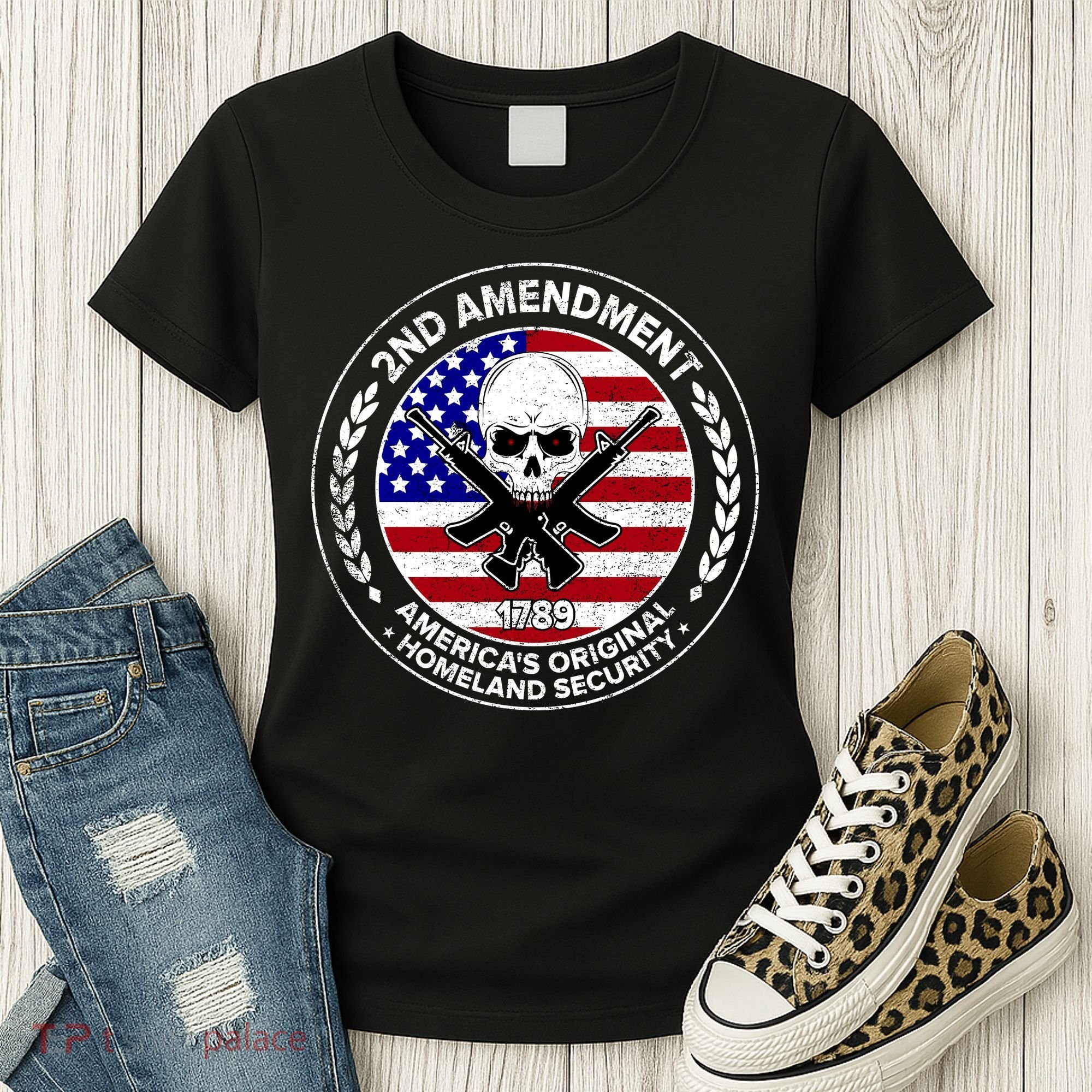 2nd Amendment America's Original Homeland Security 1789 Women's T-Shirt