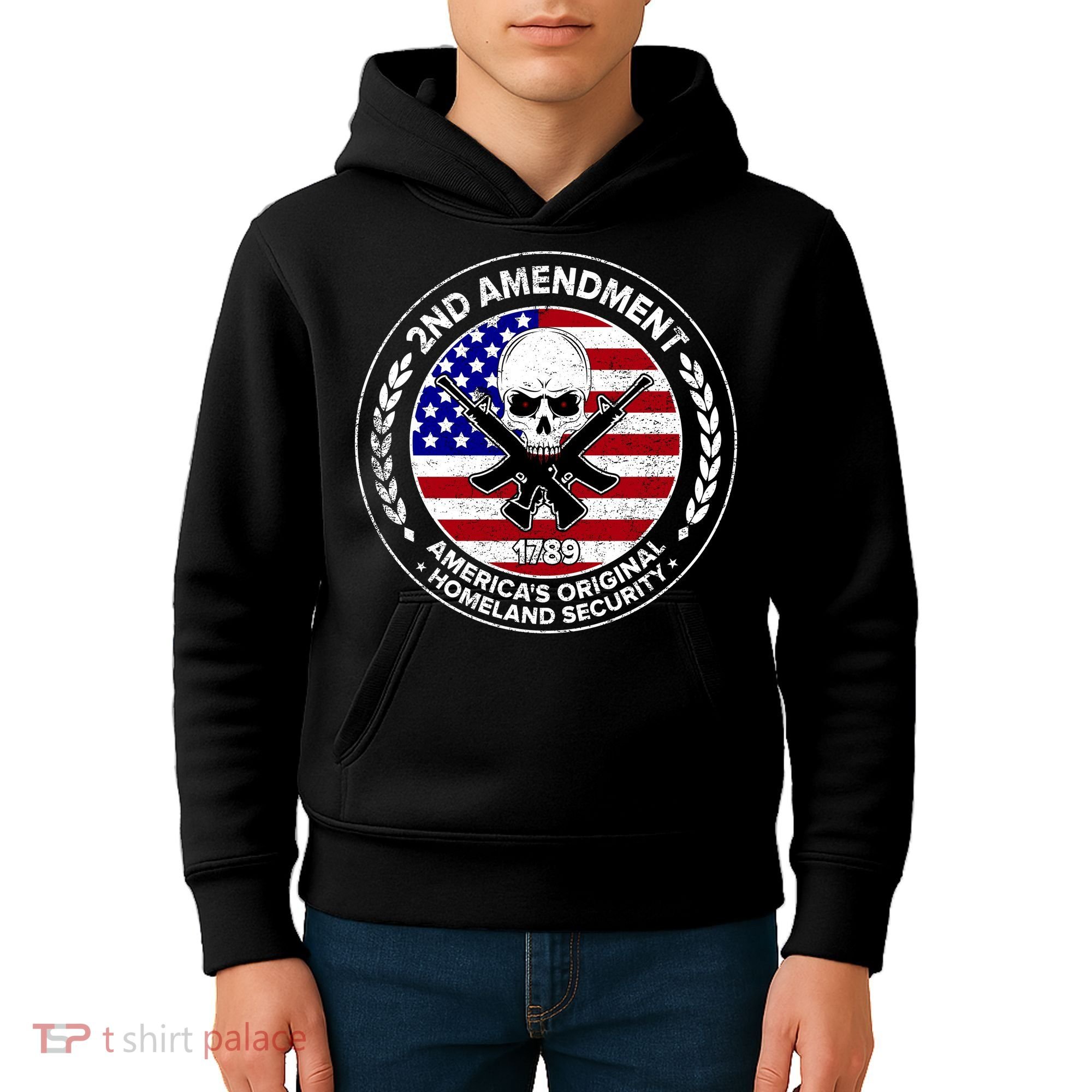 2nd Amendment America's Original Homeland Security 1789 Kids Hoodie