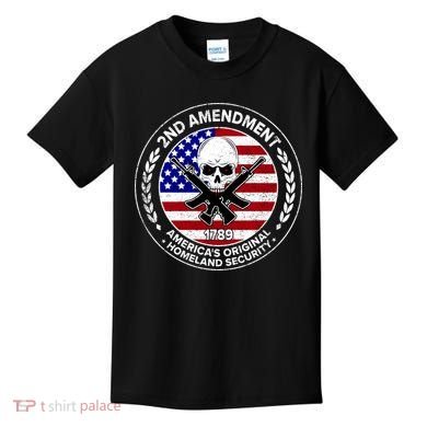 2nd Amendment America's Original Homeland Security 1789 Kids T-Shirt