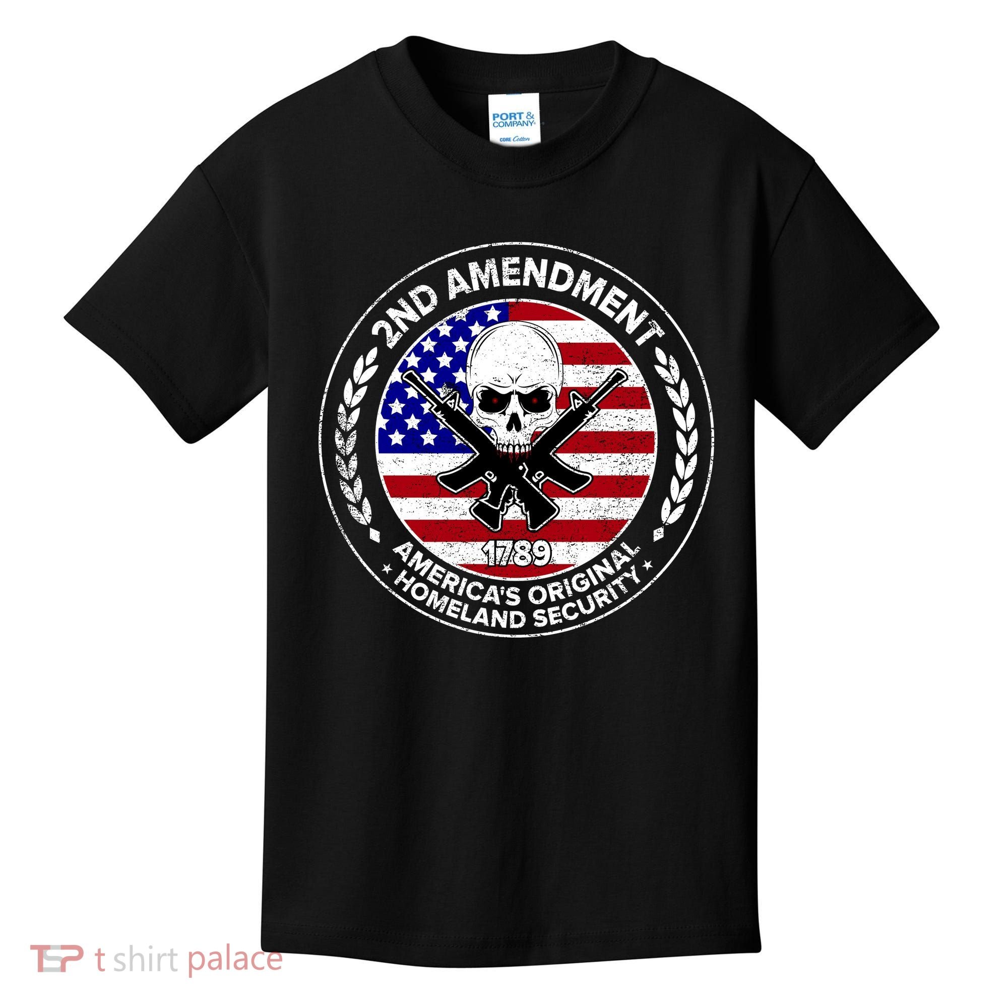 2nd Amendment America's Original Homeland Security 1789 Kids T-Shirt