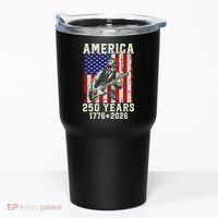 250th Anniversary Abraham Lincoln Guitar 250 Years Birthday Tumbler thumb 0