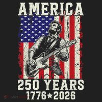 250th Anniversary Abraham Lincoln Guitar 250 Years Birthday Hat thumb 2