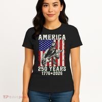 250th Anniversary Abraham Lincoln Guitar 250 Years Birthday Women's T-Shirt thumb 4