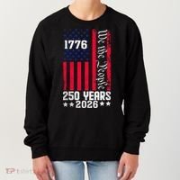 250th Anniversary American Flag 250 Years Birthday Women's Sweatshirt thumb 0