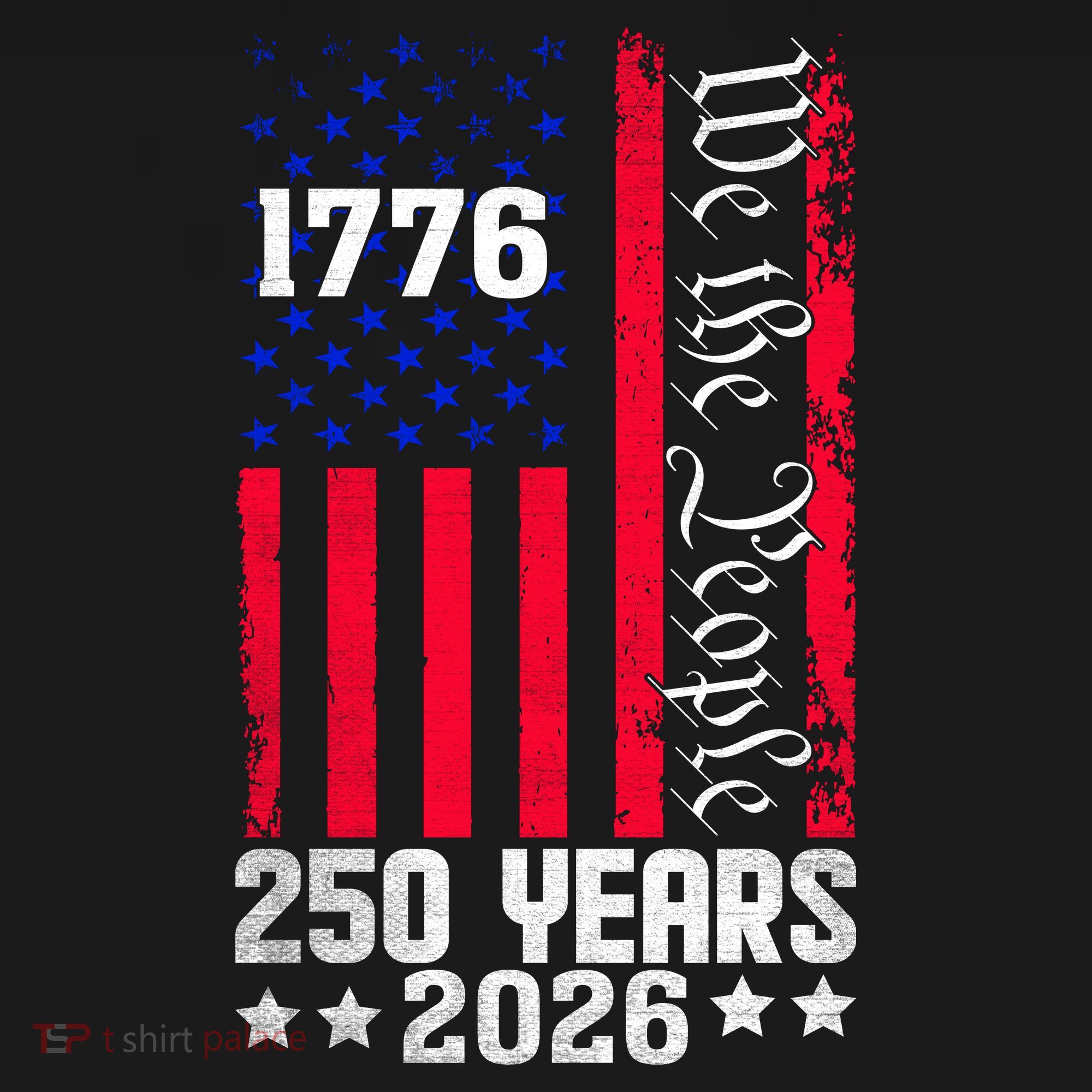 250th Anniversary American Flag 250 Years Birthday Coaster
