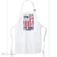 250th Anniversary American Flag 250 Years Birthday Apron thumb 0