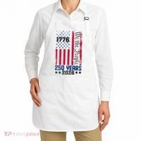 250th Anniversary American Flag 250 Years Birthday Apron thumb 2