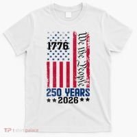 250th Anniversary American Flag 250 Years Birthday T-Shirt thumb 0