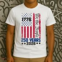 250th Anniversary American Flag 250 Years Birthday T-Shirt thumb 3