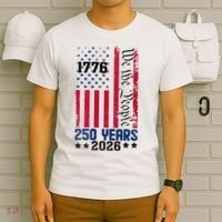 250th Anniversary American Flag 250 Years Birthday T-Shirt thumb 6