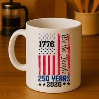 250th Anniversary American Flag 250 Years Birthday Coffee Mug thumb 4