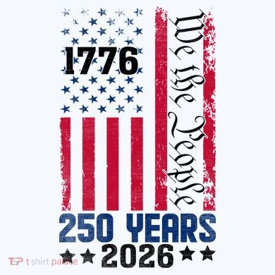250th Anniversary American Flag 250 Years Birthday Crop Fleece Hoodie
