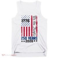 250th Anniversary American Flag 250 Years Birthday Tank Top thumb 0