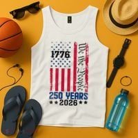 250th Anniversary American Flag 250 Years Birthday Tank Top thumb 4