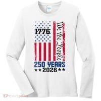 250th Anniversary American Flag 250 Years Birthday Women's Long Sleeve Shirt thumb 0