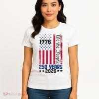 250th Anniversary American Flag 250 Years Birthday Women's T-Shirt thumb 4