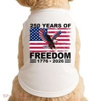 250th American Anniversary Independence 250 Years Of Freedom Doggie Tank thumb 0