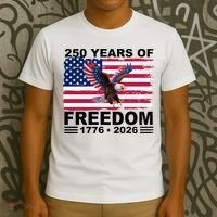 250th American Anniversary Independence 250 Years Of Freedom T-Shirt thumb 3
