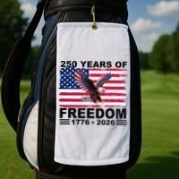 250th American Anniversary Independence 250 Years Of Freedom Golf Towel thumb 2