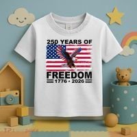 250th American Anniversary Independence 250 Years Of Freedom Toddler T-Shirt thumb 3