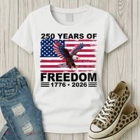 250th American Anniversary Independence 250 Years Of Freedom Women's T-Shirt thumb 3