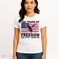 250th American Anniversary Independence 250 Years Of Freedom Women's T-Shirt thumb 4