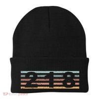 218 Area Code Retro Minnesota Duluth Beanie thumb 0