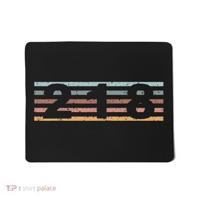 218 Area Code Retro Minnesota Duluth Mousepad