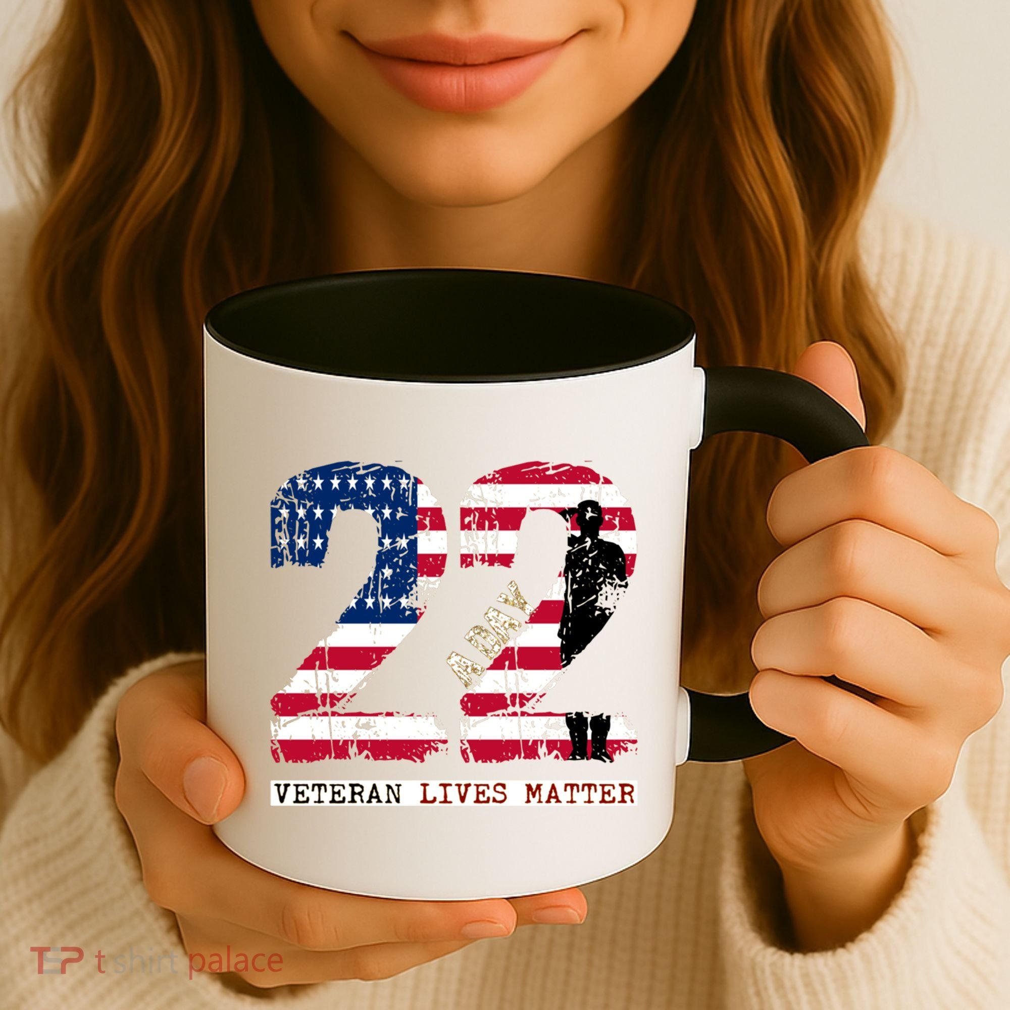 22 A Day Veteran Gift Meaningful Gift 22 A Day Veteran Suicide Gift Coffee Mug
