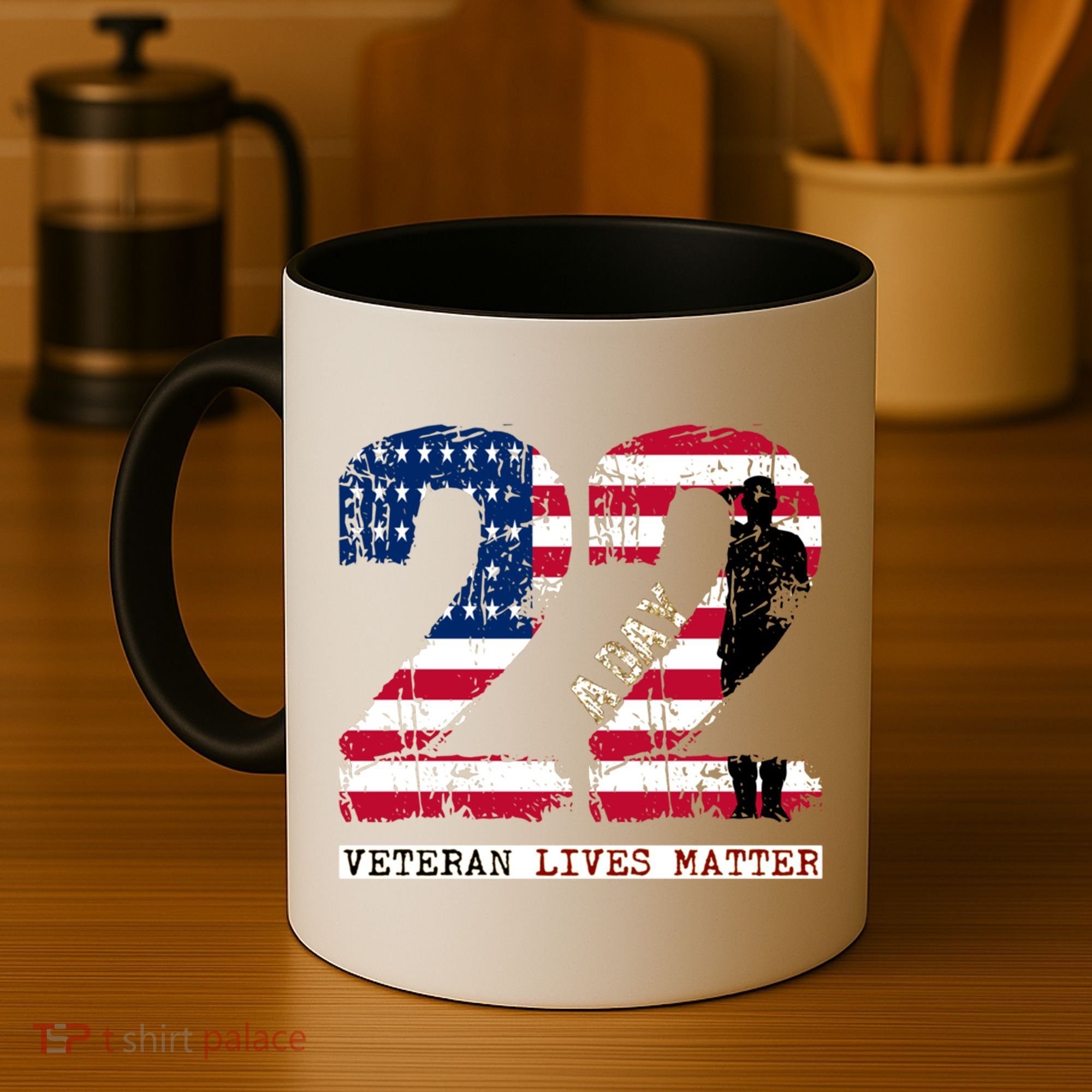 22 A Day Veteran Gift Meaningful Gift 22 A Day Veteran Suicide Gift Coffee Mug