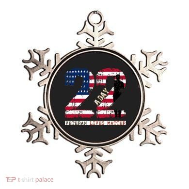 22 A Day Veteran Gift Meaningful Gift 22 A Day Veteran Suicide Gift Ornament