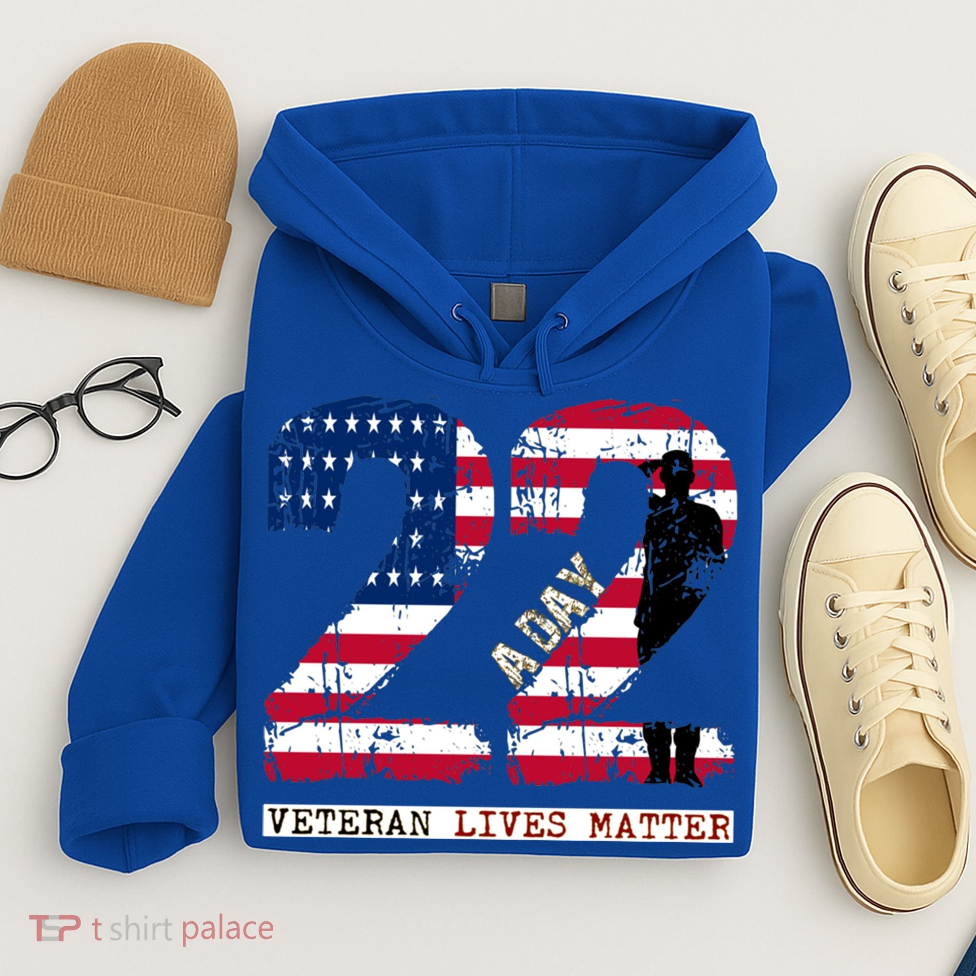 22 A Day Veteran Gift Meaningful Gift 22 A Day Veteran Suicide Gift Hoodie