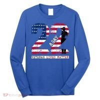 22 A Day Veteran Gift Meaningful Gift 22 A Day Veteran Suicide Gift Long Sleeve Shirt thumb 0