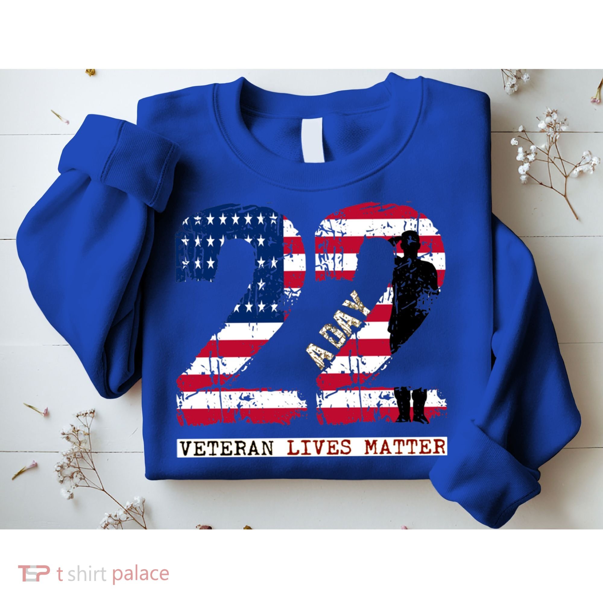 22 A Day Veteran Gift Meaningful Gift 22 A Day Veteran Suicide Gift Sweatshirt