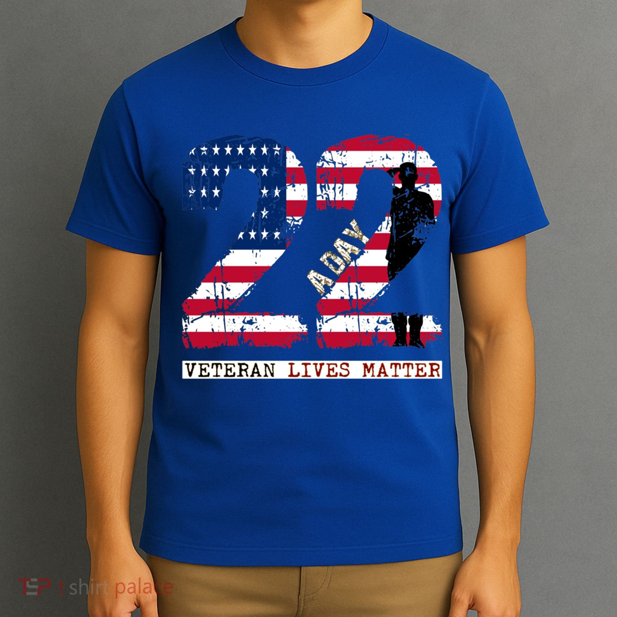22 A Day Veteran Gift Meaningful Gift 22 A Day Veteran Suicide Gift T-Shirt