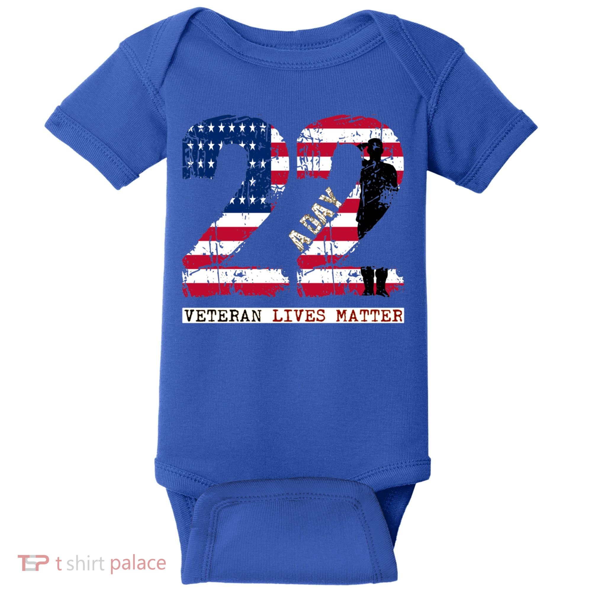 22 A Day Veteran Gift Meaningful Gift 22 A Day Veteran Suicide Gift Baby Bodysuit