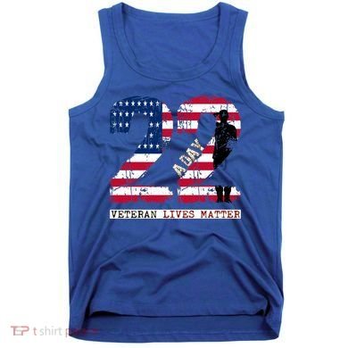 22 A Day Veteran Gift Meaningful Gift 22 A Day Veteran Suicide Gift Tank Top