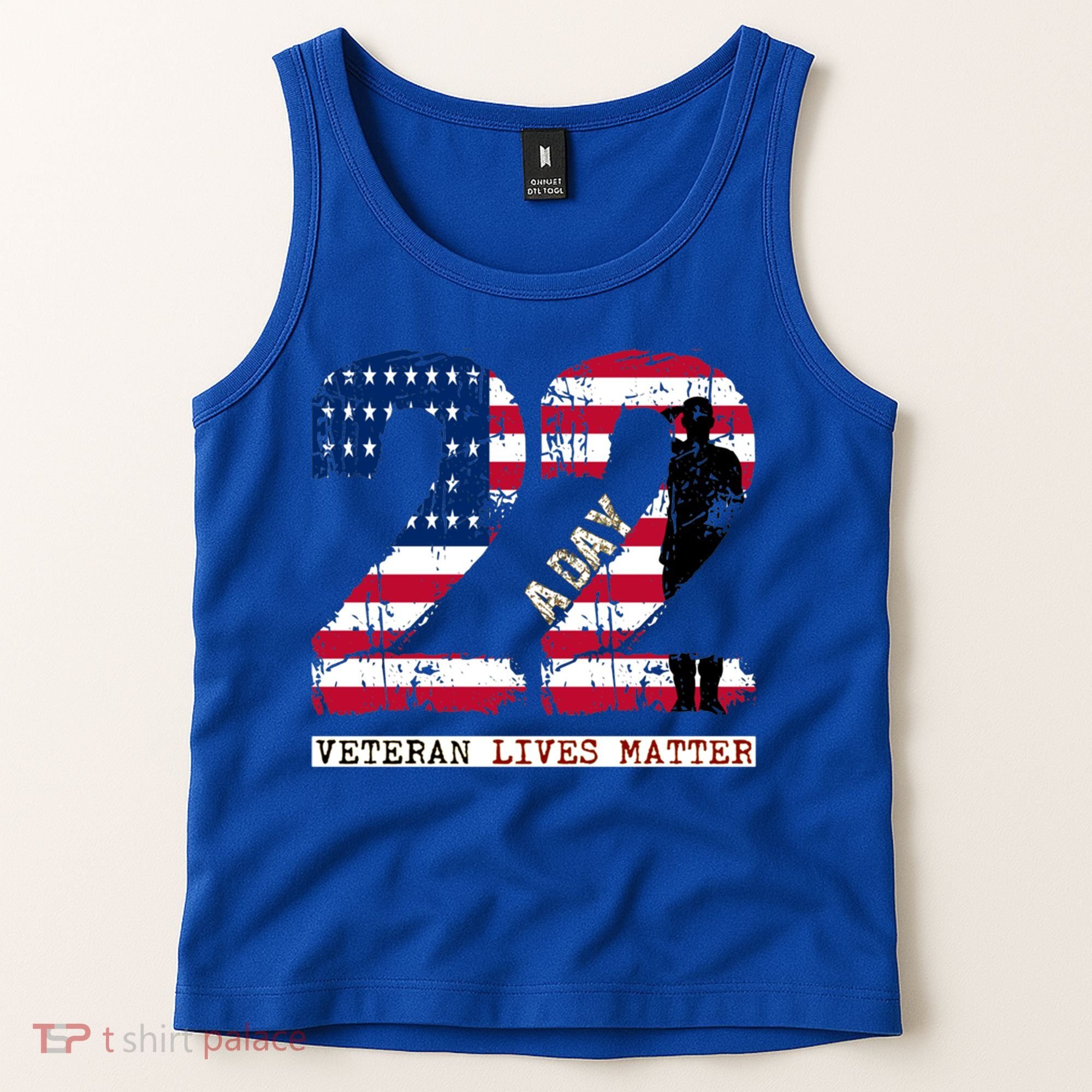 22 A Day Veteran Gift Meaningful Gift 22 A Day Veteran Suicide Gift Tank Top