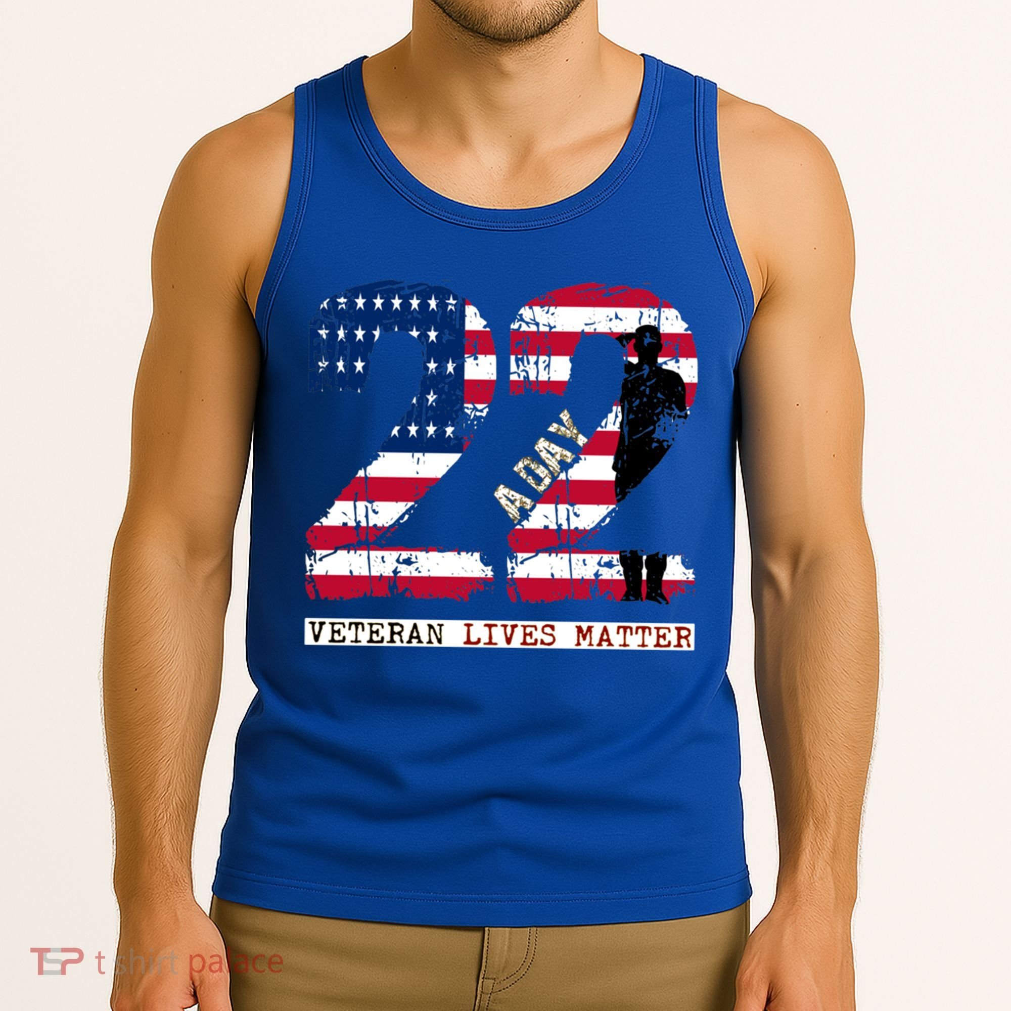22 A Day Veteran Gift Meaningful Gift 22 A Day Veteran Suicide Gift Tank Top