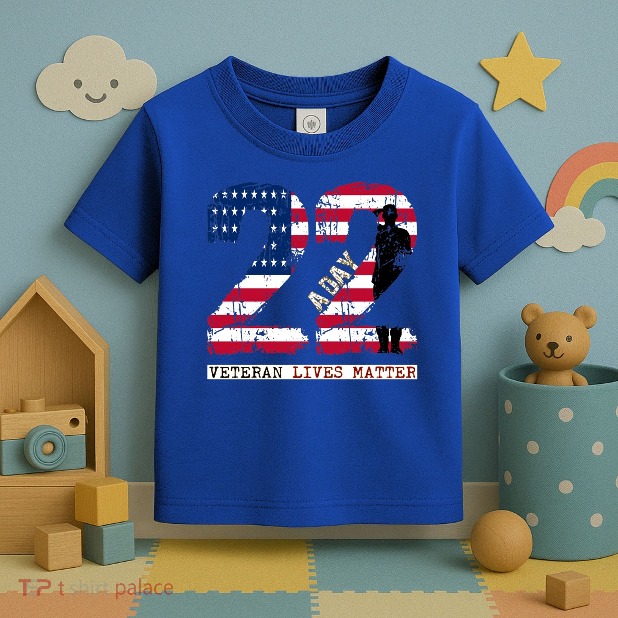 22 A Day Veteran Gift Meaningful Gift 22 A Day Veteran Suicide Gift Toddler T-Shirt